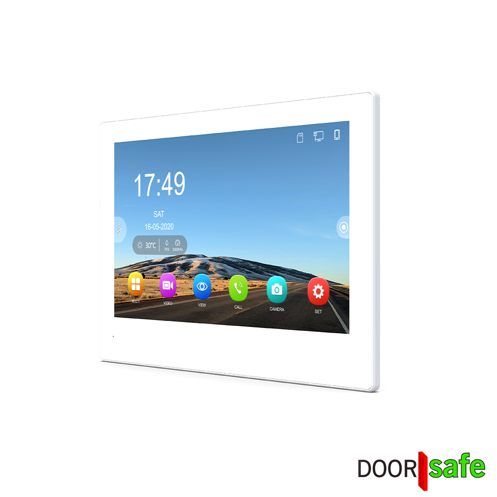 DS78018 | HD-Video-Türklingel mit Kamera | 8"-Touchscreen | mit Internet- & App-Option | mit oder ohne Regenschutz | mit