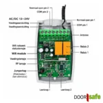 DS4931 | Smart 2-Kanal WiFi- und RF-Controller für Tore und Garagentüren für SmartLife Tuya App | Öffne max. 2 Garagentore oder Tore mit der SmartLife Tuya App oder einer RF 433MHz-Fernbedienung – Bild 2