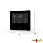 DS3300 | WLAN & 2G/4G-Alarmanlage, Benachrichtigung per Smart Life App/SMS/Anruf | mit 4,3"-Touchscreen, Keypad & Fernbe