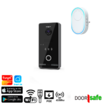 DS6675 PRO | HD-Internet-Türklingel mit Kamera + Direkt-PoE & Mifare-Chipleser | schwarz/dunkelgrau | 2,4/5-GHz-WLAN