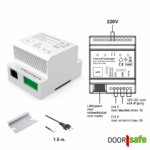 DS6702 | LAN-/Internetmodul & 12-V-DC-Netzteil | mit LAN-Anschluss für Netzwerkkabel zum Switch oder (WLAN-)Router | 2-Draht | BUS | DIN-Schiene
