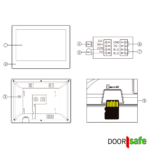 DS78018 | HD-Video-Türklingel mit Kamera | 8"-Touchscreen | mit Internet- & App-Option | mit oder ohne Regenschutz | mit