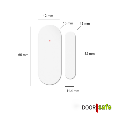 DS3107 | Zusätzlicher Mini Tür- oder Fenstersensor - für Alarmsystem DS3300 / DS3150 / DS3151 / DS6603 / DS6605 - Image 2