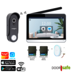 DS4658: Paket mit DS4655 PRO + DS6605: Funksender (DS6604) & Gong (DS6603), um einen Gong drahtlos an einem anderen Ort zu hören wo kein WLAN ist