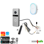 DS6665 PRO | HD-Internet-Türklingel mit Kamera | Silber oder Schwarz | 2,4/5 GHz WLAN mit Antenne oder Netzwerkkabel | mit WLAN-Gong | 32 GB & NAS