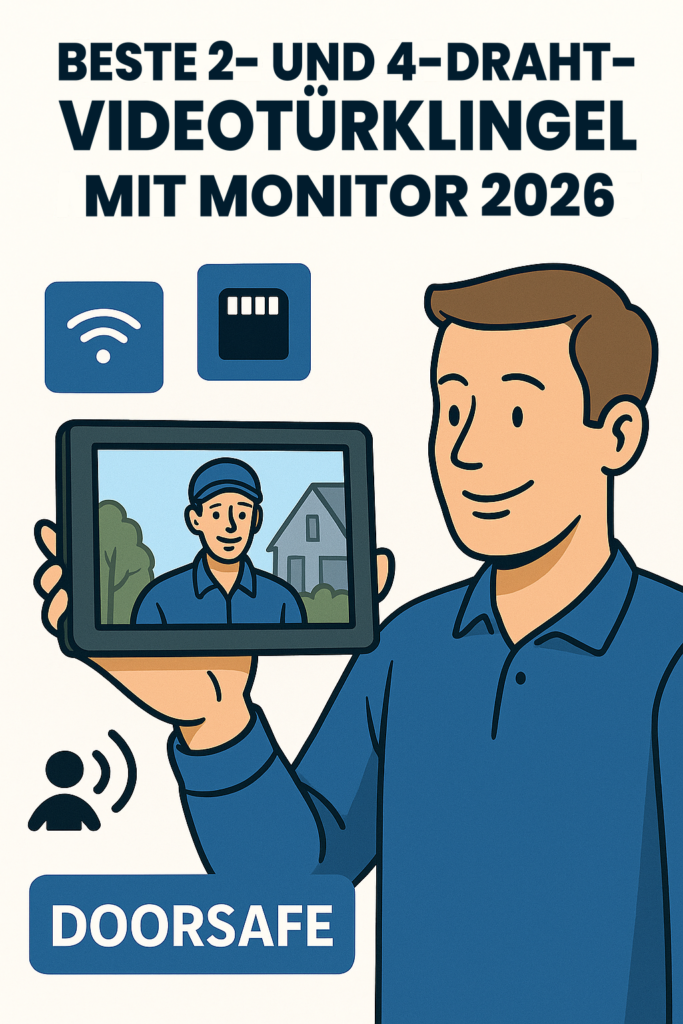 Beste 2- und 4-Draht-Video-Türklingel mit Monitor 2026