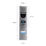 DS4110 | HD-Funk-Kameratürklingel | kabellos, Standardreichweite (2,4 GHz) | 3,5-Zoll-Farbbildschirm | Türklingel mit St