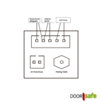 Doorsafe drahtlose tuerklingel intercom mit batterien Doorsafe 2