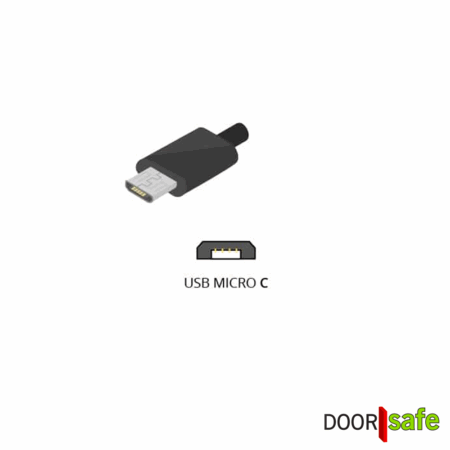 DS4604 | 5000mAh Akku für Türklingel DS4650 / DS4655 | Micro-USB-Anschluss - Image 2