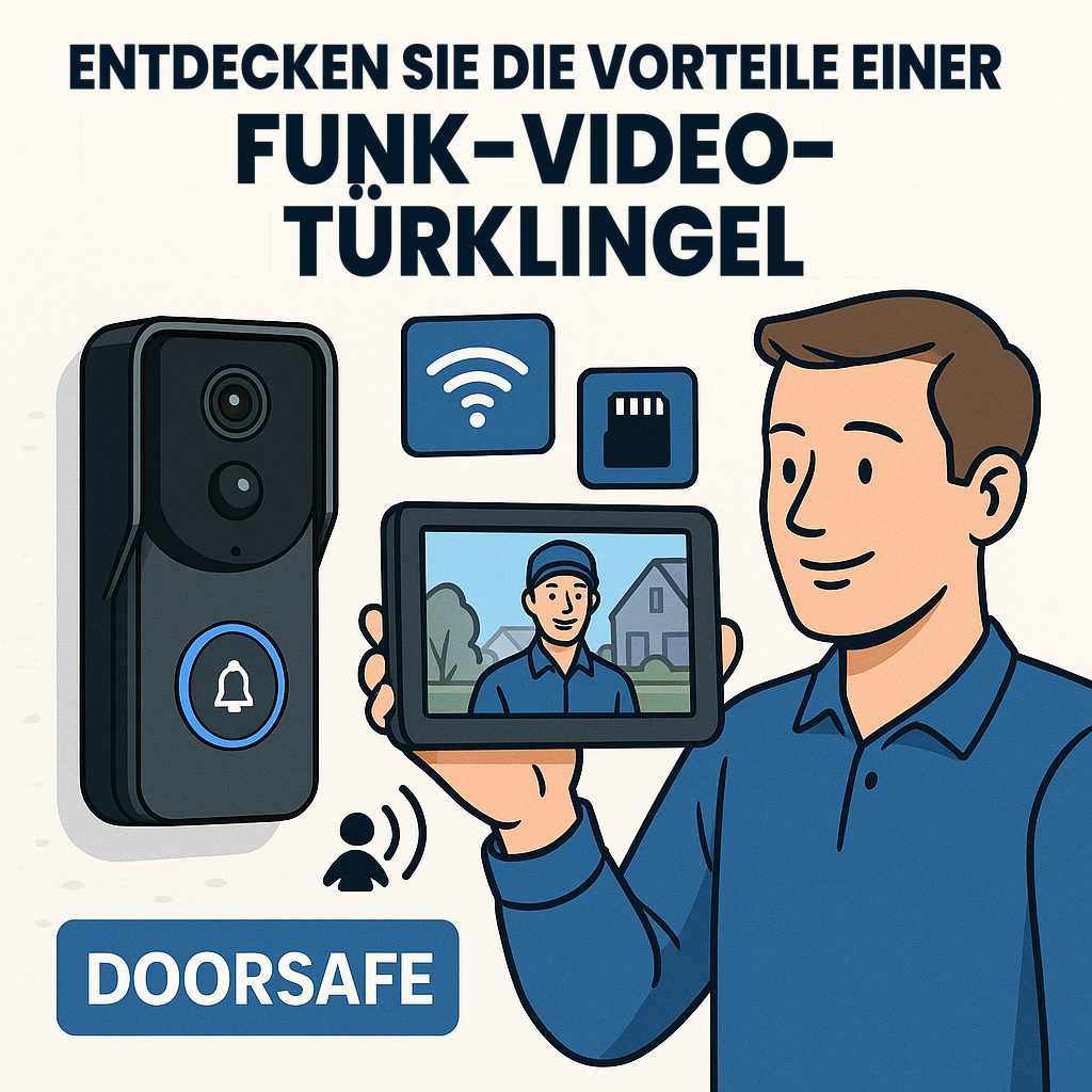 Entdecken Sie die Vorteile einer Funk-Video-Türklingel von Doorsafe